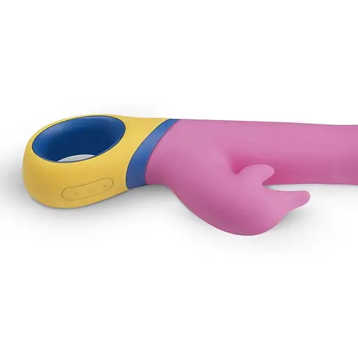 Вібратор-кролик PMV20 Dolphin Vibrator Ротація стовбура подвійна стимуляція - фото 6