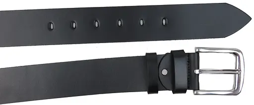 Ремінь шкіряний Skipper чоловічий широкий під джинси 130-150х5 см acs0029515 - фото 4