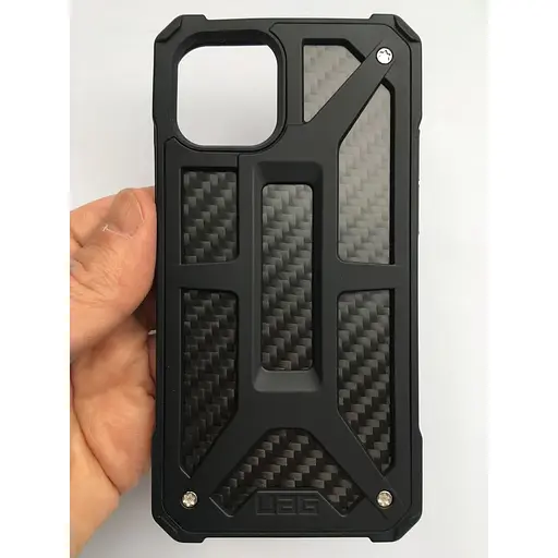 Оригинальный противоударный чехол UAG Monarch для iPhone 11 Pro (5.8") Carbon Fiber 111701114242 - фото 7