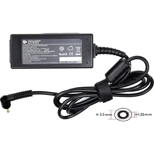 Блок питания для планшетов (зарядное устройство) PowerPlant HUAWEI 220V, 12V 24W 2A (3.5*1.35)