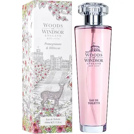 Туалетная вода Woods of Windsor Pomegranate & Hibiscus 100 мл - фото 1