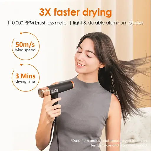 Високошвидкісний фен для волосся Faszin ShieldJet J100 - фото 6