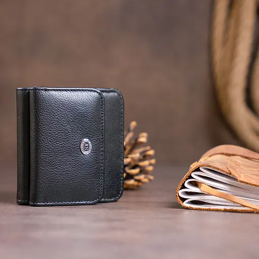 Кожаный женский кошелек ST Leather 9.5х9х1 см acs0015239 - фото 9