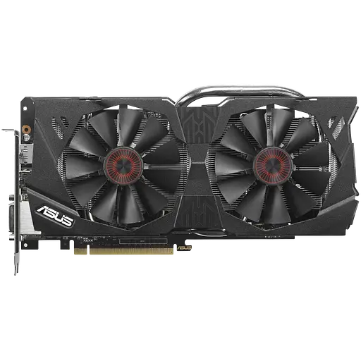 Відеокарта GeForce GTX 970 4GB Asus Strix DirectCU II OC (STRIX-GTX970-DC2OC-4GD5) Б/В - фото 1