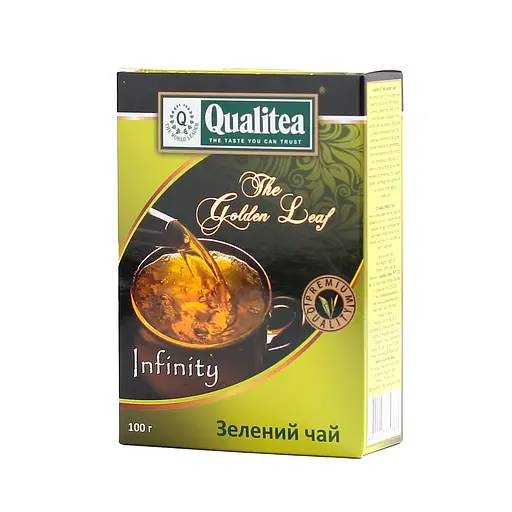 Чай Кволіті зелений байховий великолистовий 100 г - фото 1