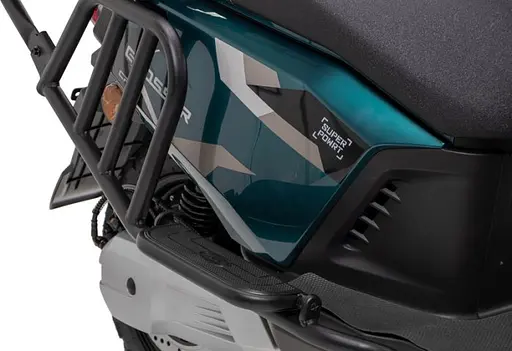 Электроскутер Двухместный Crosser CR17 (2500W, Графеновая батарея 72V/35Ah) Зеленый - фото 9