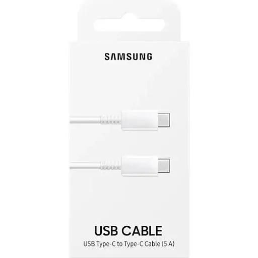 Кабель USB Type-C Samsung USB-C to USB-C PD 100W 1m White (EP-DN975BWRGRU) - фото 2