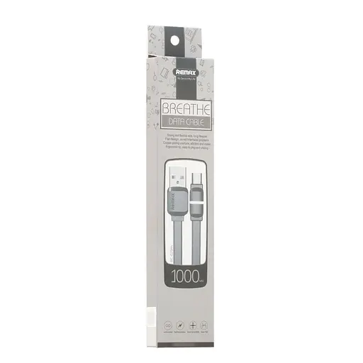 Кабель Remax RC -029m USB to MicroUSB 1 м черный - фото 1