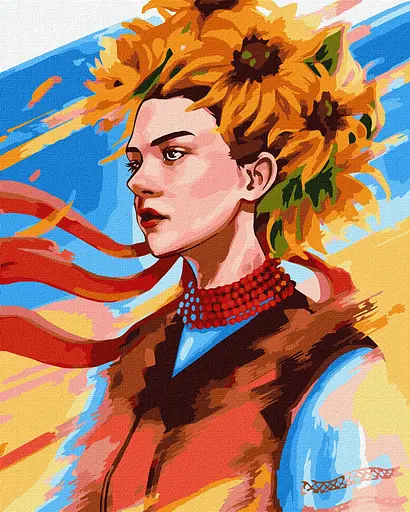 Картина за номерами "Нескорена краса ©yelartie" Ideyka KHO4856 40х50 см