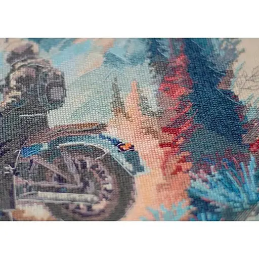 Набор для вышивания крестиком "Путешествие вдаль" AH-213 35х37 см - фото 3