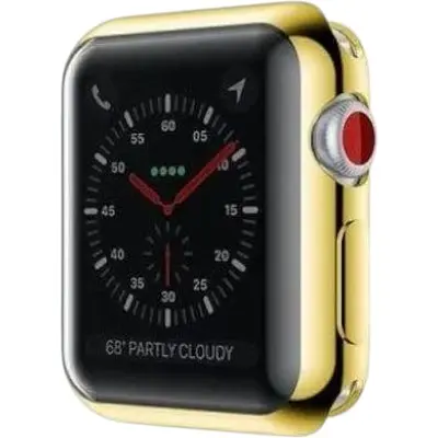 Чохол-накладка DK Silicone Face Case для Apple Watch 42mm (gold)