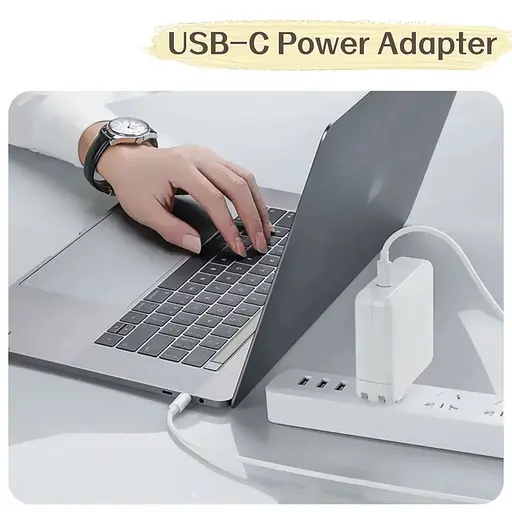 Блок живлення USB Type-C 118W для ноутбука (Білий) - фото 3