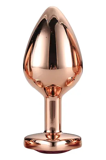 Анальна пробка Gleaming Love Gold Plug M 8.3 см (золотий)
