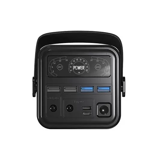 Універсальна мобільна батарея Powerbank 02 Project 60000 мАг 66Вт із швидкою зарядкою та ліхтариком Black - фото 4