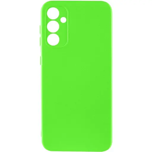 Чохол Getman TPU Liquid Silk Full Camera для Samsung Galaxy A55 Салатовий/Neon Green
