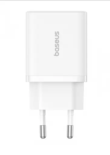 Зарядний пристрій Baseus Cube Fast Charger C+U 20 W EU Cluster P10111403213-00 Білий - фото 2