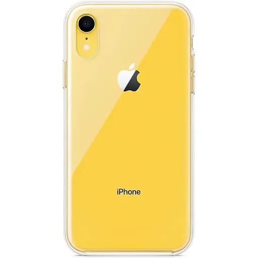 Оригинальный противоударный чехол Apple Clear Case Hardshell для iPhone XR (6.1") прозрачный (MRW62ZM/A) - фото 6