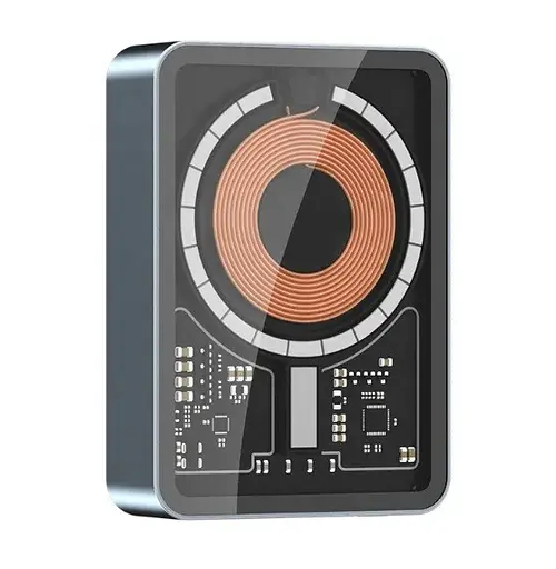 Портативний міні-зарядний магнітний Powerbank Magnetic для iPhone 12 12 14 - фото 6