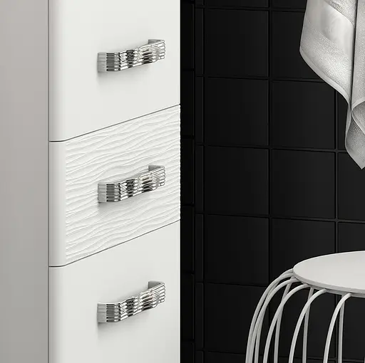 Пенал напольный Sanwerk "Сиерра" 40 белый MV0000454 левый, Белый - фото 3