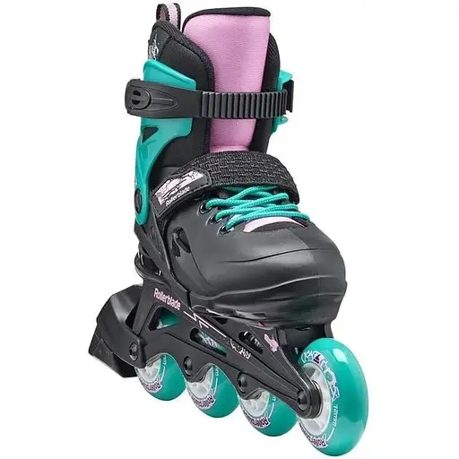 Ролики Rollerblade Fury 33-38 Black/Teal (1012-07373500-3C1-33-38) - фото 4