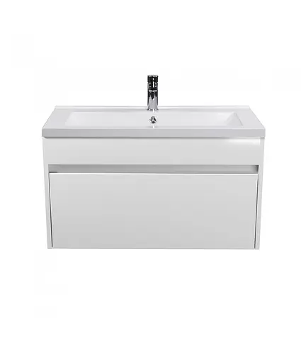 Тумба Мойдодир Prime 80-А з умивальником Cosmo 80 підвісна Білий - фото 6