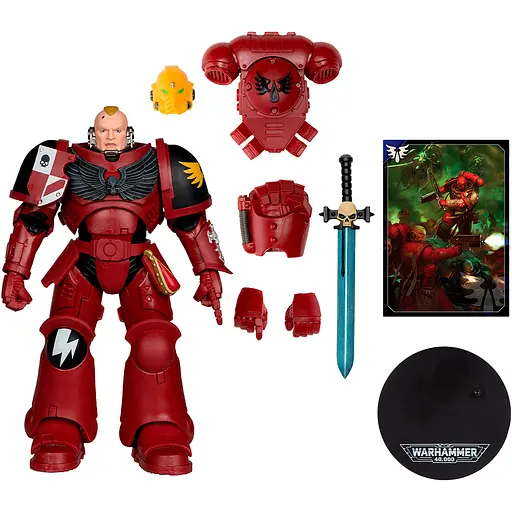 Фигурка Warhammer 40K Assault Intercessor Sergeant - Blood Angel - 7in (Вархамер 40К) - фото 2