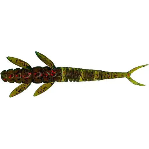 Силикон FishUP Flit 1.5" #019 - Motor Oil/Red (10 шт/уп)