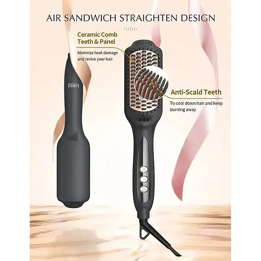 Щітка для випрямлення волосся LANDOT QF-S200 - фото 5