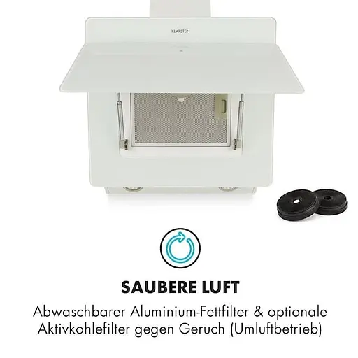 Вытяжка Klarstein Aurica 60 600 м³/час (10032765) - фото 2