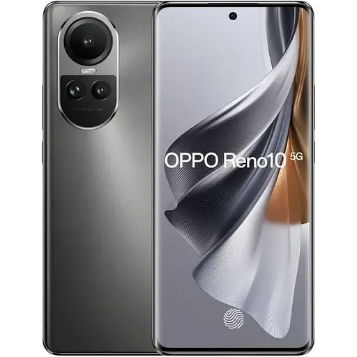 Смартфон Oppo Reno10 5G 256 GB Silver Grey (Grade C) Seller RefurbishedGrey - фото 1
