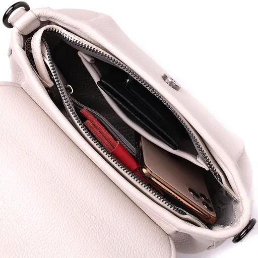 Кожаная сумка женская Vintage 25х17.5х9 см sum0024663 - фото 6