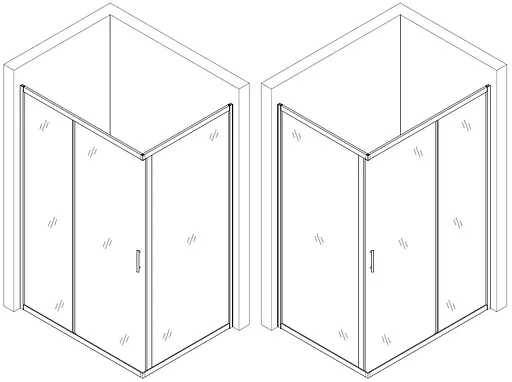 Душевая кабина Bravo NISA N120GB, прямоугольная, без поддона - фото 4