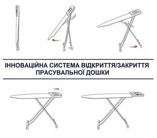 Дошка для прасування Casa Si Lady 122x38 White/Blue Crystals (CS93574R267) - фото 8