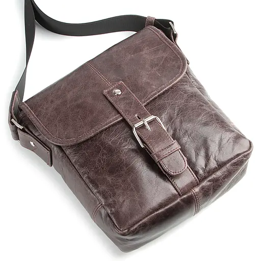 Шкіряна чоловіча сумка SHVIGEL 22х23х7 см sum0023498 - фото 6