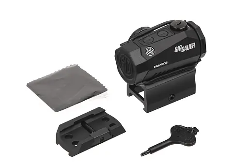 Прицел коллиматорный SIG Optics ROMEO 5,1x20MM, 2 MOA RED DOT, 0.5 MOA ADJ, M1913, BLACK - фото 5