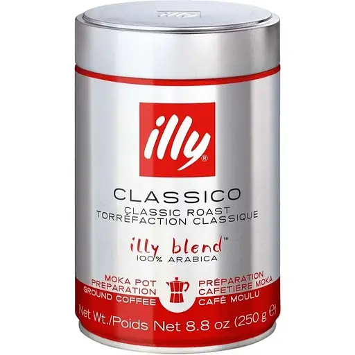 Кофе молотый (для турки) Illy Espresso Classico 250 г ж/б - фото 1