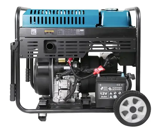 Генератор інверторний дизельний Konner&Sohnen 9.5/10 кВт KS 9500iDE ATSR - фото 6