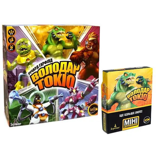 Настольная игра Ігромаг Повелитель Токио с дополнением Еще больше ярости (укр.) - фото 1