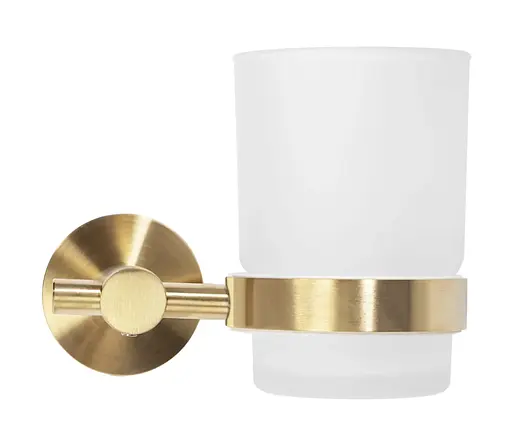 Склянка для зубних щіток Rea 322233 brushed gold REA-77087 золотий - фото 2