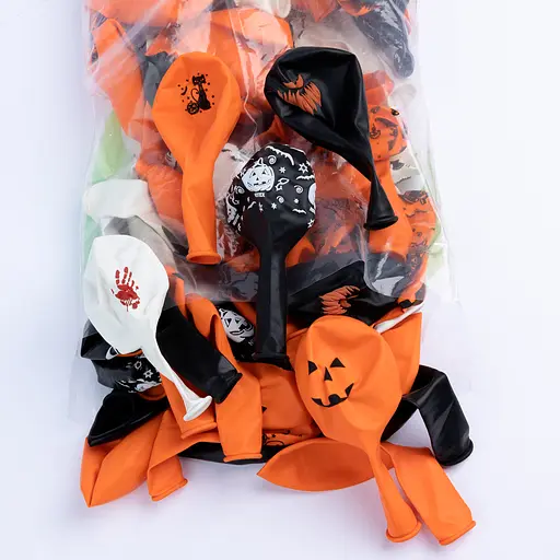 Воздушный шар Хэллоуин 12 дюймов, микс, 100 шт/уп, IDEA12-HOL22 - фото 5