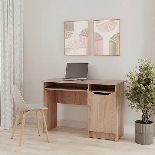 Письменный стол MebelStar Лилу 110x50x75 см Дуб сонома (MBS-1375)