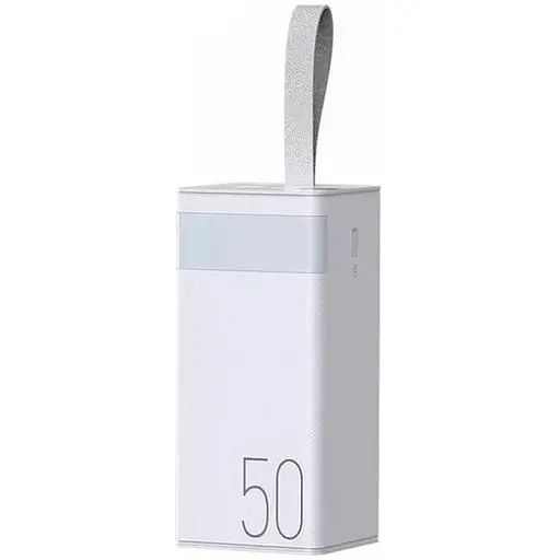 Повербанк Remax Chinen Series 50000 mAh 20W+22.5 W Fast Charging Power Bank with LED Light White (RPP-321 White)