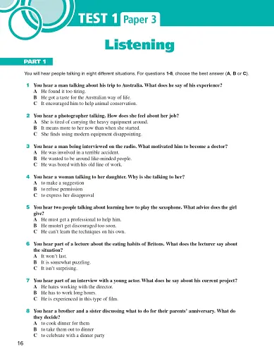 FCE for Schools Practice Tests 1. Student's Book - фото 14