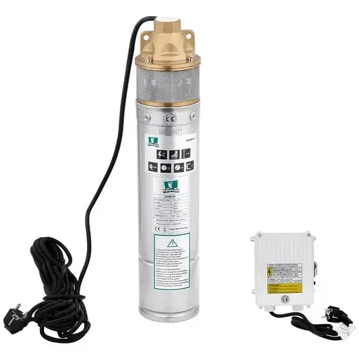 Насос глубинный вихревой Pumpman 4SKM100 Нmax 60 м Qmax 2,7 куб.м 750 Вт с пультом (CV029771) - фото 1