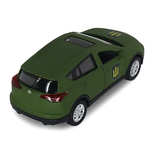 Автомодель серії "Шеврони Героїв" Toyota RAV4 "Сухопутні війська ЗСУ" TechnoDrive KM6198M2 - фото 3