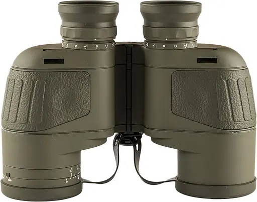 Бинокль морской Admiral 7x50 Military floating compass reticle Зеленый - фото 4