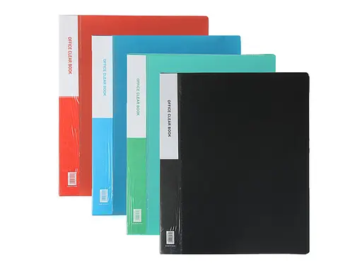 Папка А4 на 40 файлов, пластик, 17 микрон, 3926100000