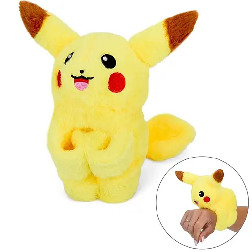 Браслет, 23 см, фигурка Пикачу 16 см, плюш, Пикачу, Стич (в ассортименте)