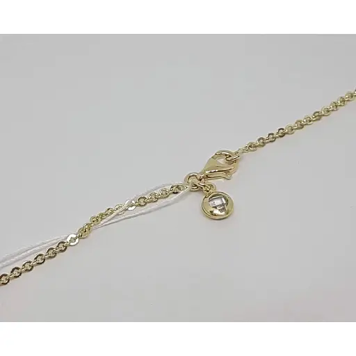 Золотое колье Столичная Ювелирная Фабрика с фианитами. 351517Ж 45 - фото 3