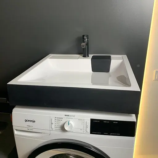 Раковина накладная Adamant WASHER NEW, квадратная (4824296202903) - фото 4